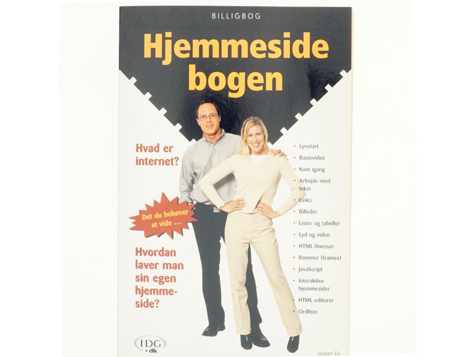 Hjemmesidebogen af Jesper Ek (Bog)