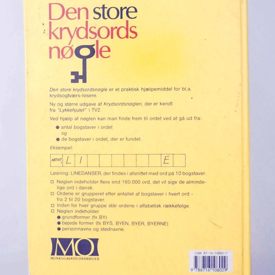 Den store krydsordsnøgle af Torben Christiansen (Bog)