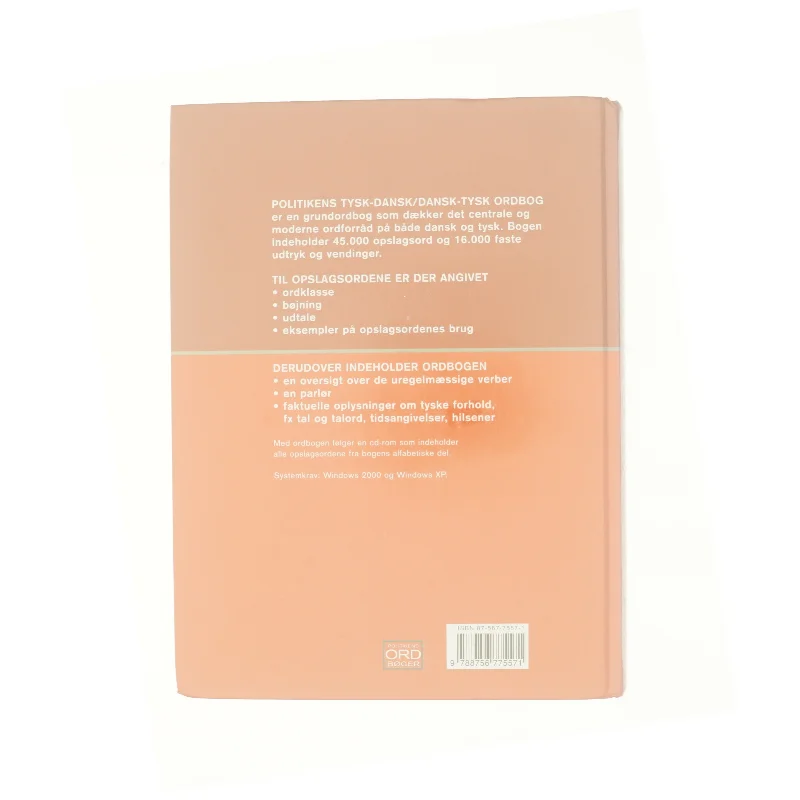 Politikens tysk-dansk, dansk-tysk ordbog (Bog)