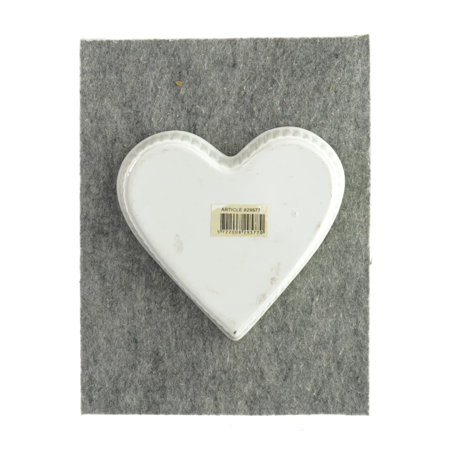 Hjerteformet fad fra Stel Kompagniet (str. 13 X 14 cm)