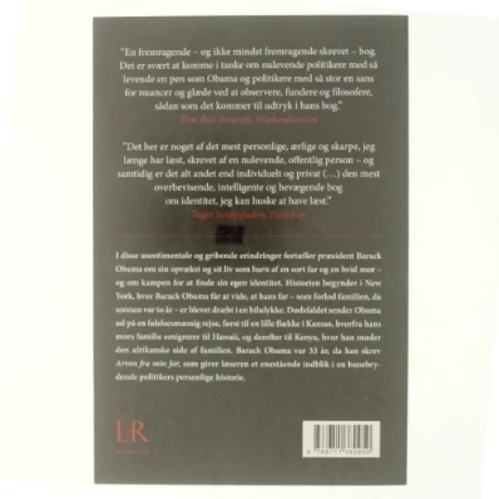 Arven fra min far : selvbiografi af Barack Obama (Bog)