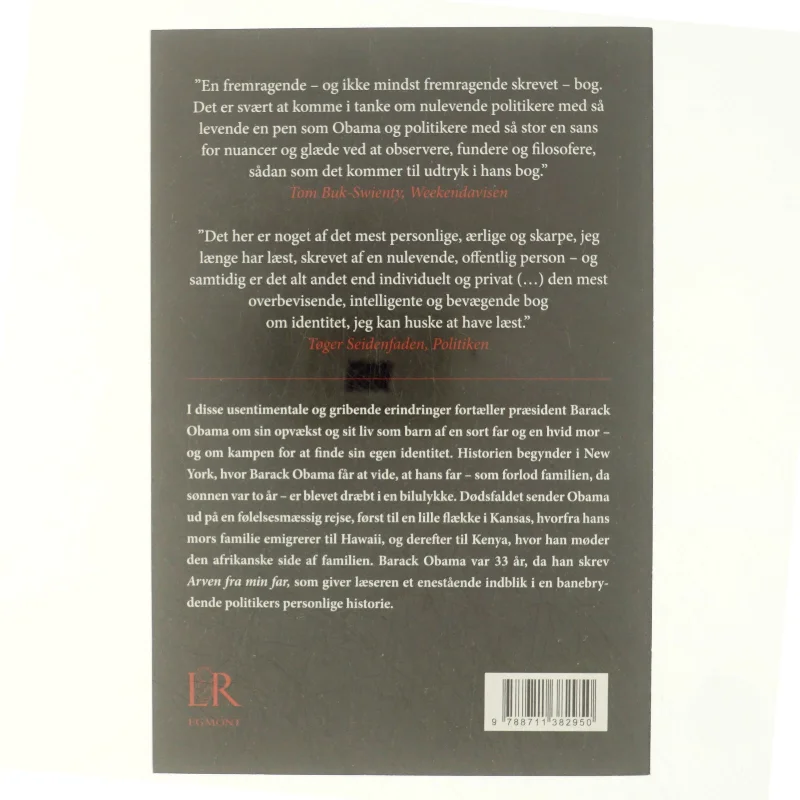Arven fra min far : selvbiografi af Barack Obama (Bog)