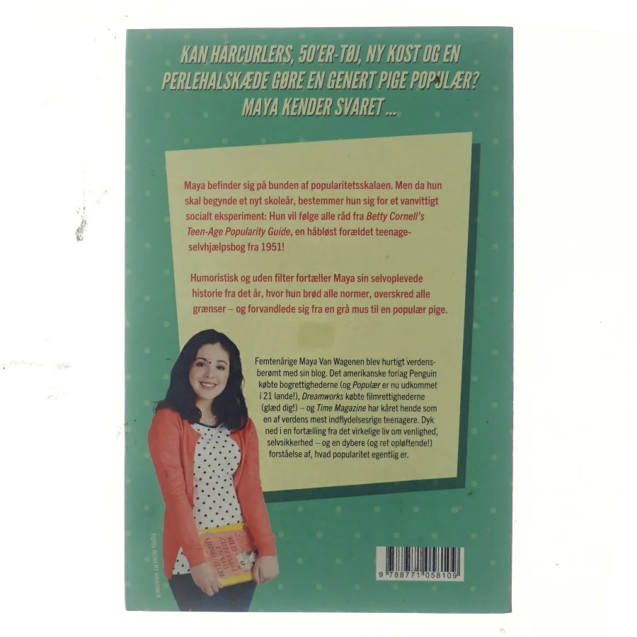 Populær : en selvbiografi : vintage-visdom til moderne piger af Maya Van Wagenen (Bog)