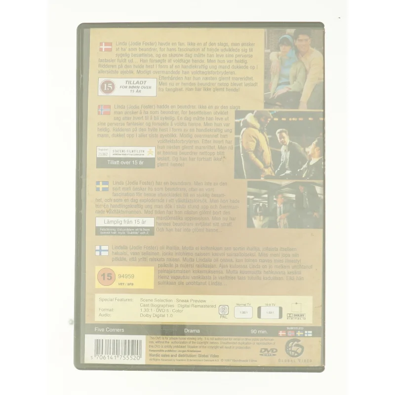 Five corners fra DVD