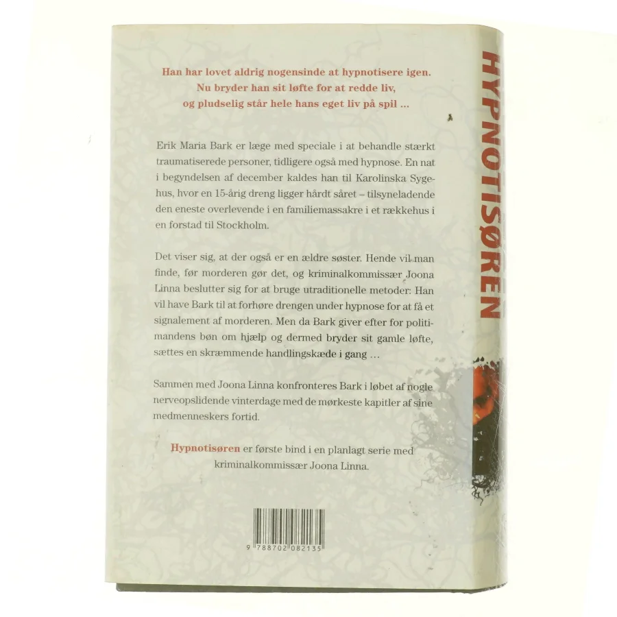 Hypnotisøren af Lars Kepler (Bog)