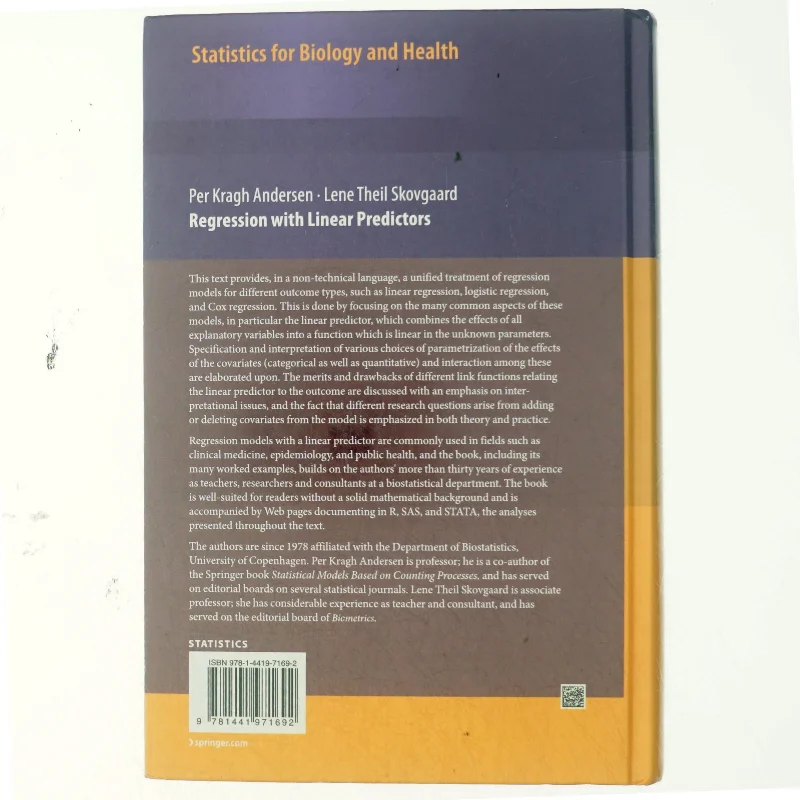 Regression with linear predictors (Bog)