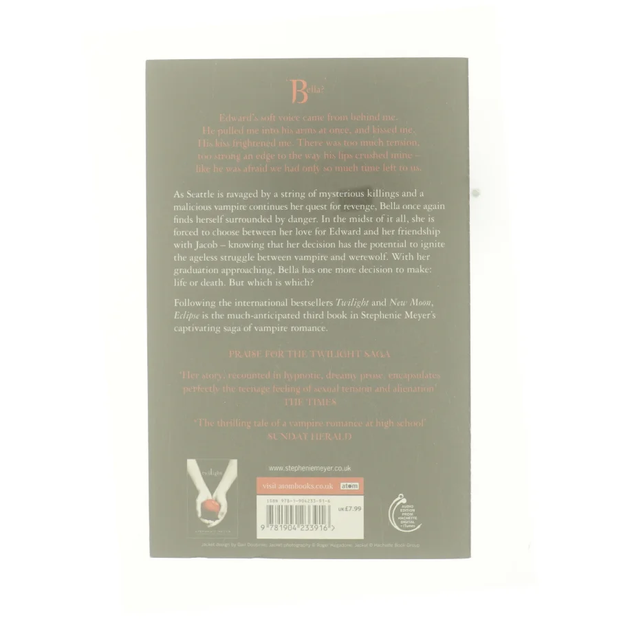 Eclipse (eBook) af Stephenie Meyer (Bog)