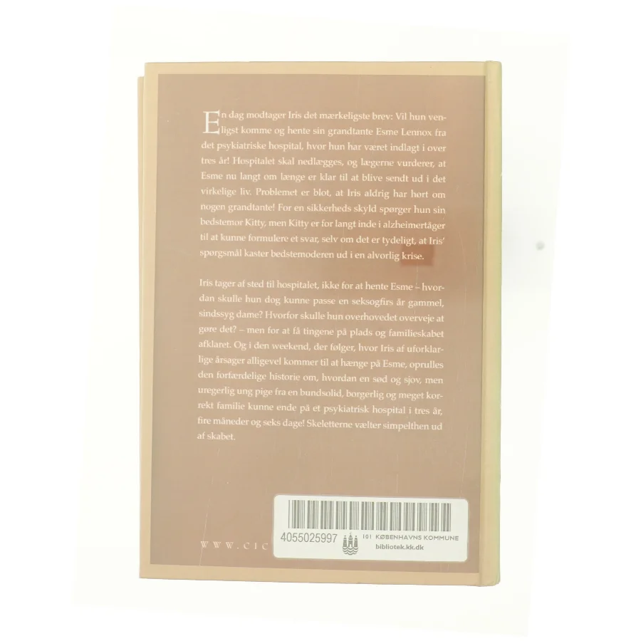 Esme Lenno'x forsvindingsnummer af Maggie O'Farrell (Bog)