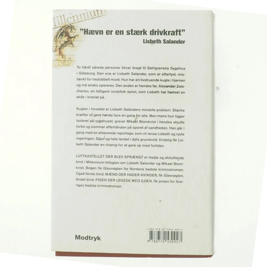 Luftkastellet der blev sprængt af Stieg Larsson (Bog)