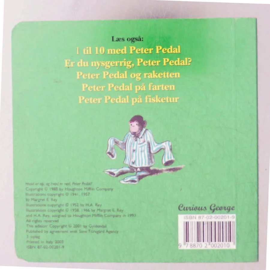 Hvad er op, og hvad er ned, Peter Pedal af Hans Augusto Rey (Bog)