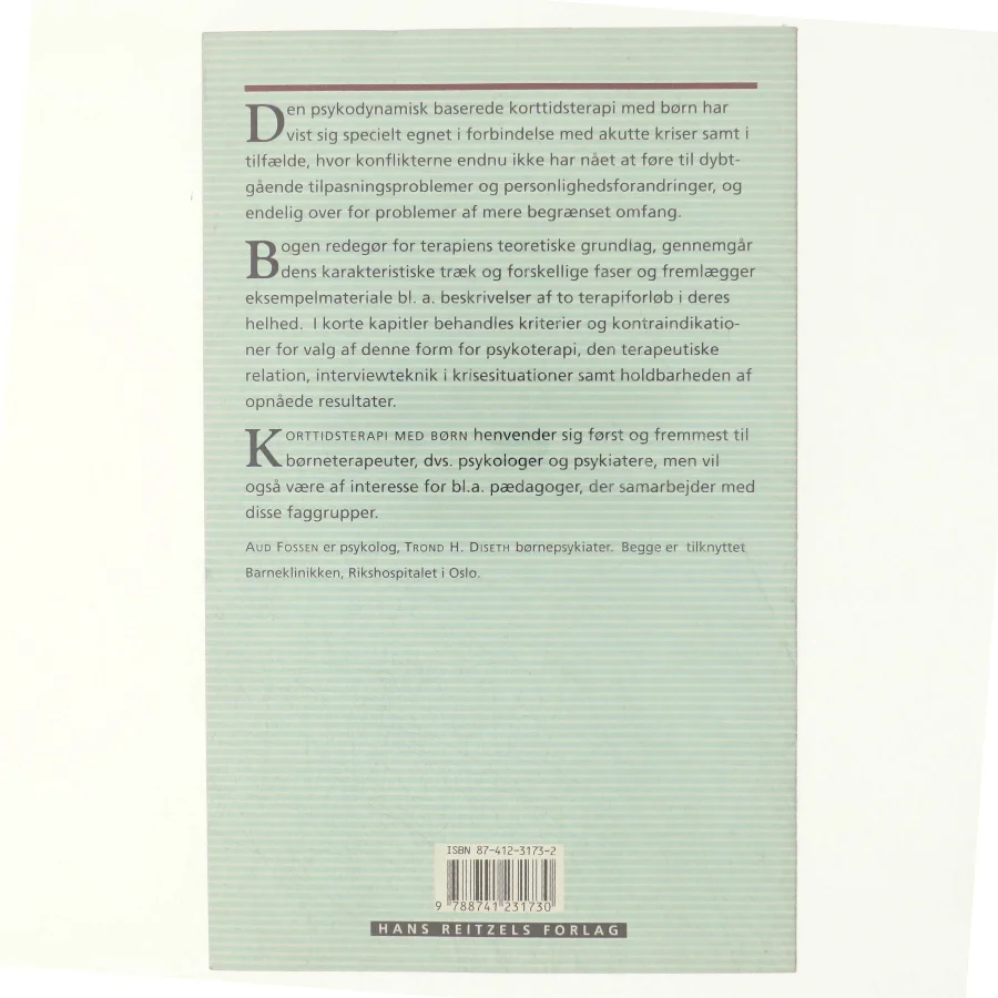Korttidsterapi med børn : en fokuserende, psykodynamisk tilnærmelse (Bog)