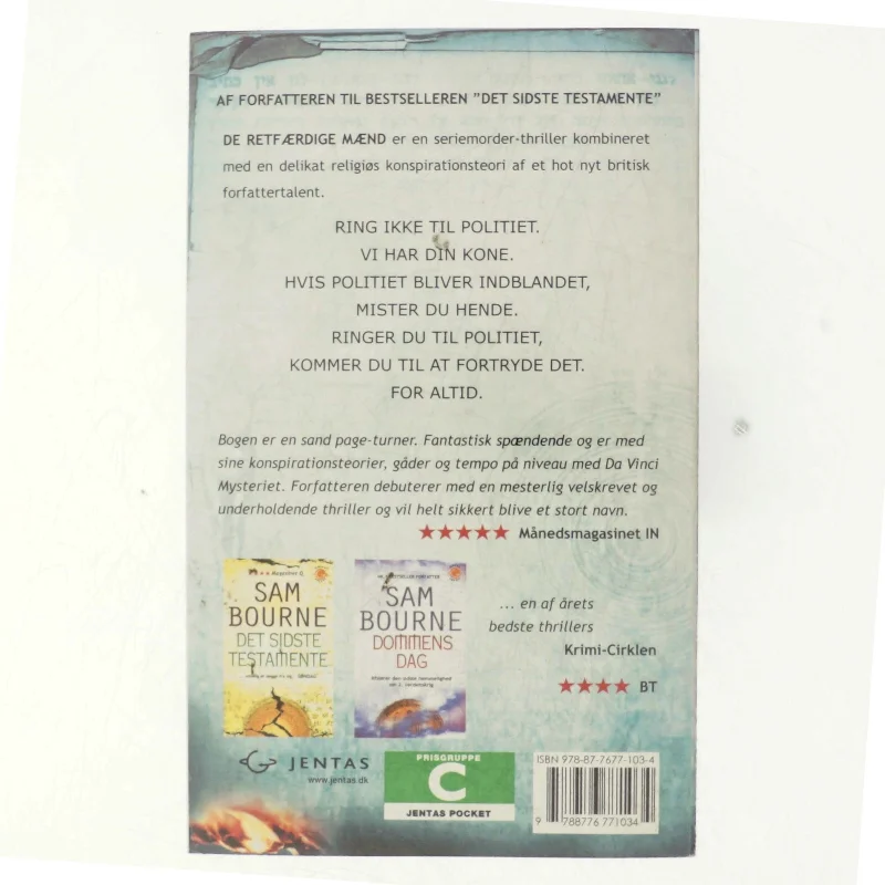 De retfærdige mænd af Sam Bourne (Bog)