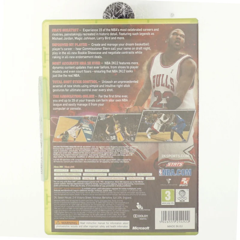 NBA 2K 12 fra X Box