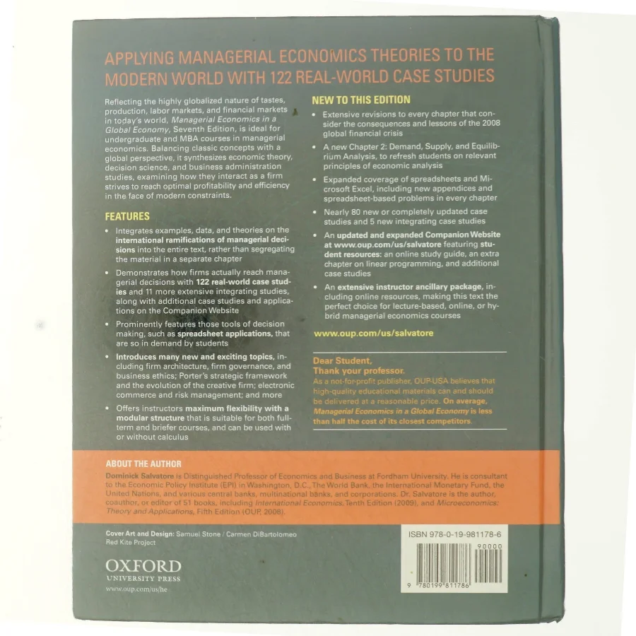 Managerial economics in a global economy (Bog)