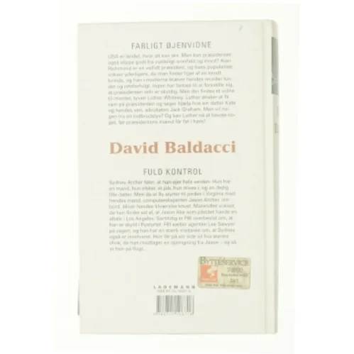 Farligt øjenvidne : Fuld kontrol af David Baldacci (Bog)