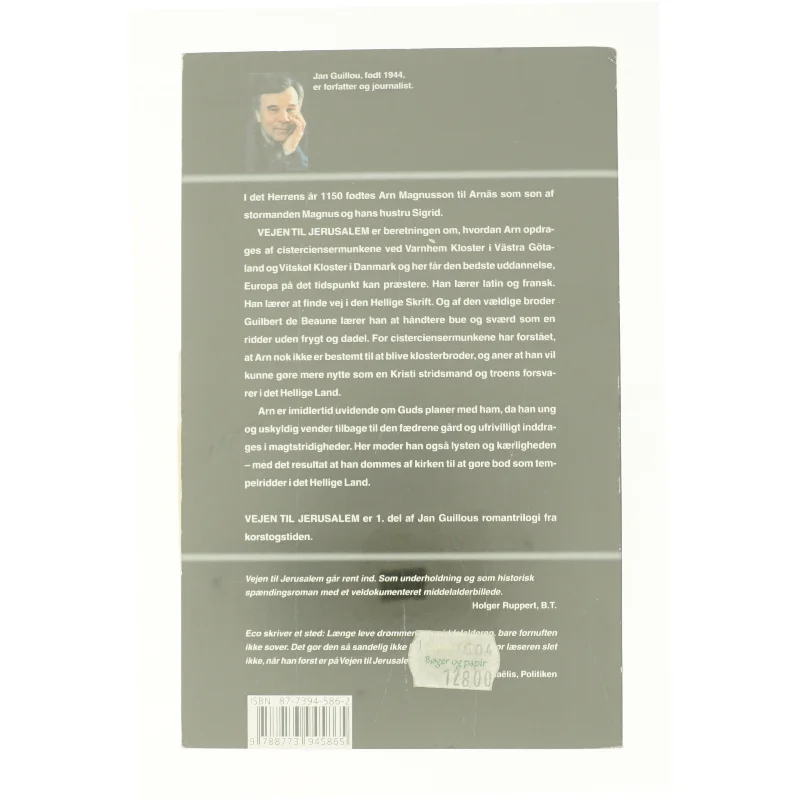 Vejen til Jerusalem af Jan Guillou (Bog)