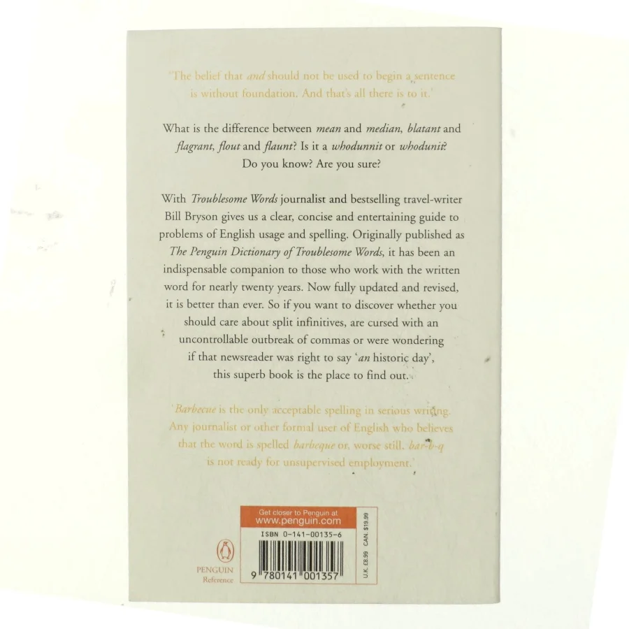 Troublesome words (Bog)