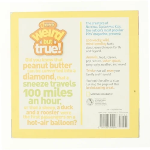 Weird but True : 300 Outrageous Facts af National Geographic Kids (Bog)