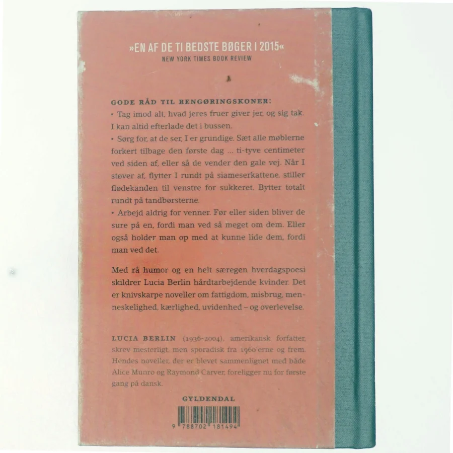 Håndbog for rengøringskoner : noveller af Lucia Berlin (f. 1936) (Bog)