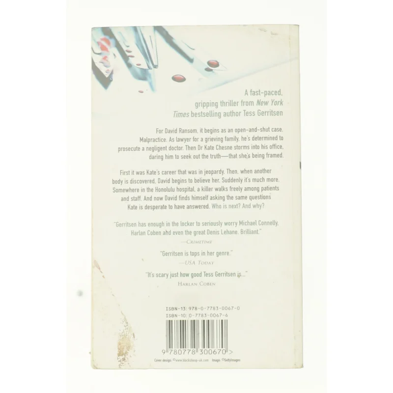 Under the Knife by Tess Gerritsen af Tess Gerritsen (Bog)