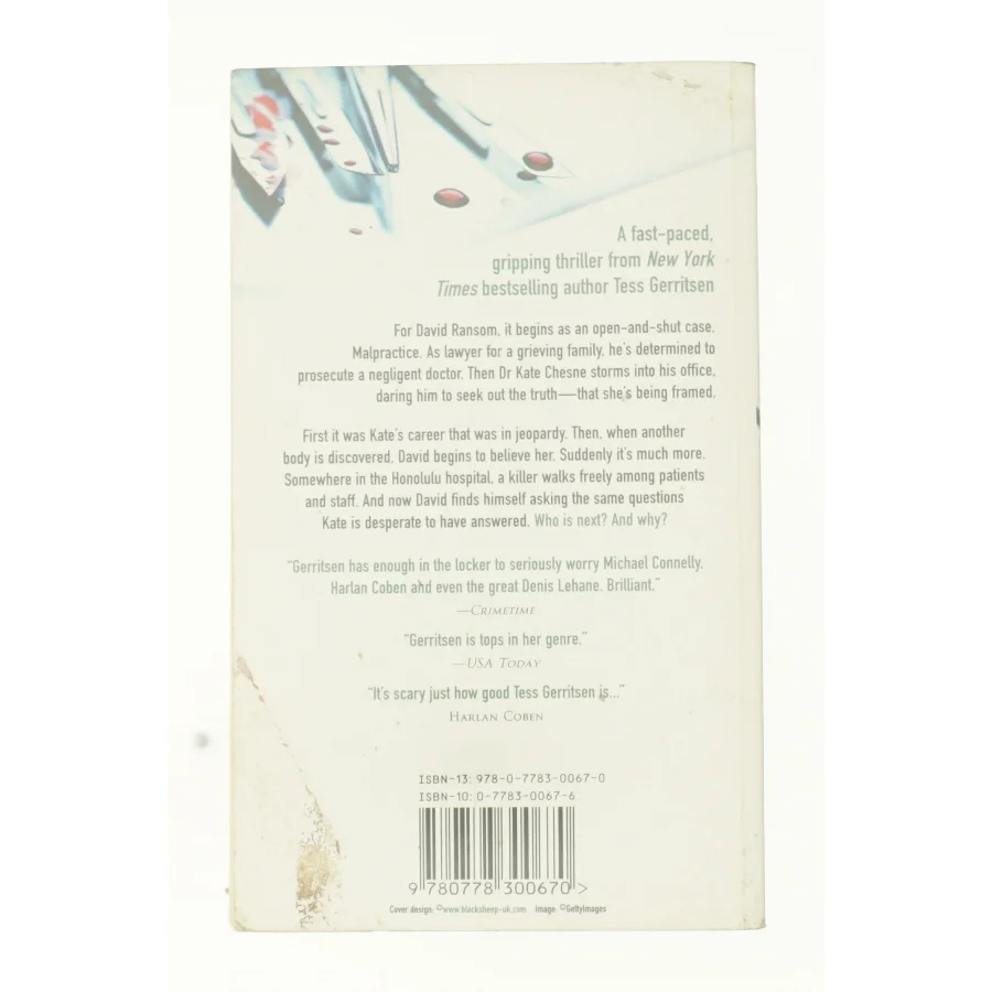 Under the Knife by Tess Gerritsen af Tess Gerritsen (Bog)