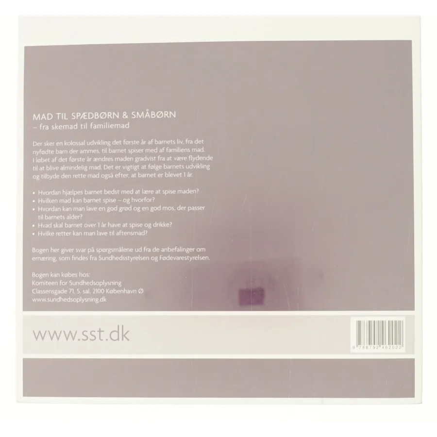 Mad til spædbørn & småbørn (Bog)