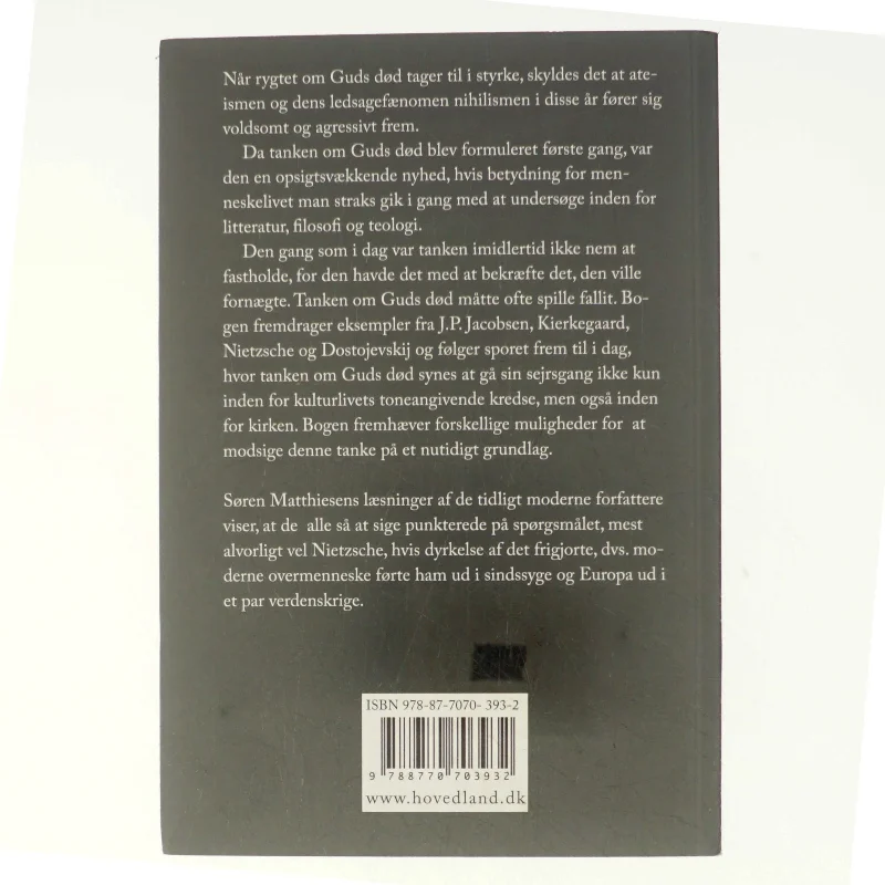 Rygtet om Guds død af Søren Matthiesen (Bog)