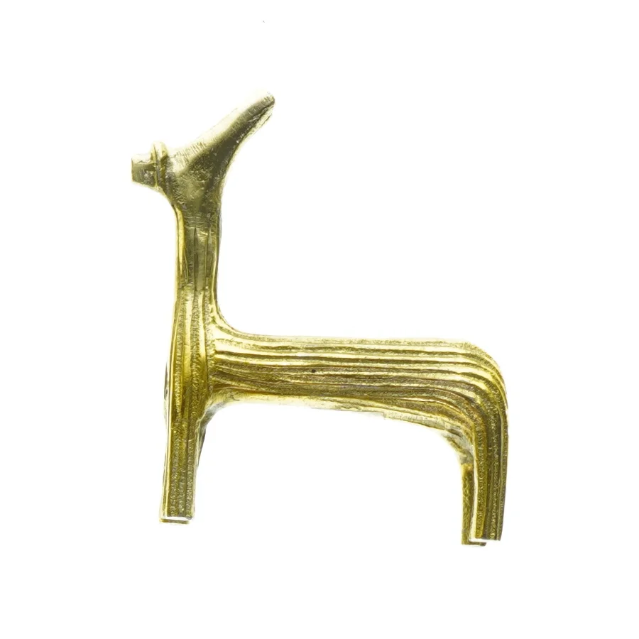 Guld figur Formet som Hjort (str. L: 10 cm)