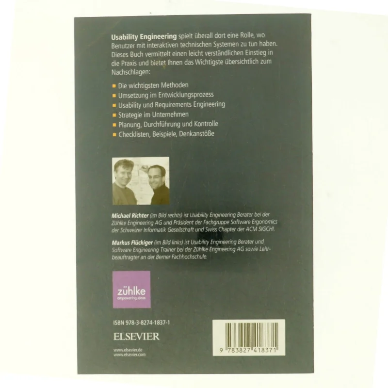 Usability Engineering kompakt af Michael Richter, Markus Flückiger (Bog)