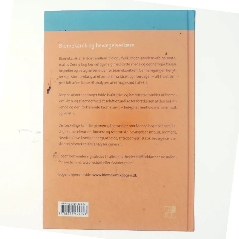 Biomekanik og bevægelseslære (Bog)