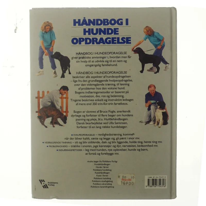 Håndbog i hundeopdragelse (Bog)