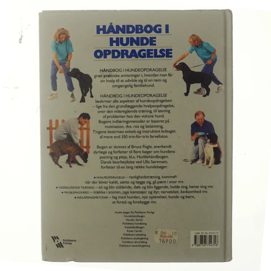 Håndbog i hundeopdragelse (Bog)
