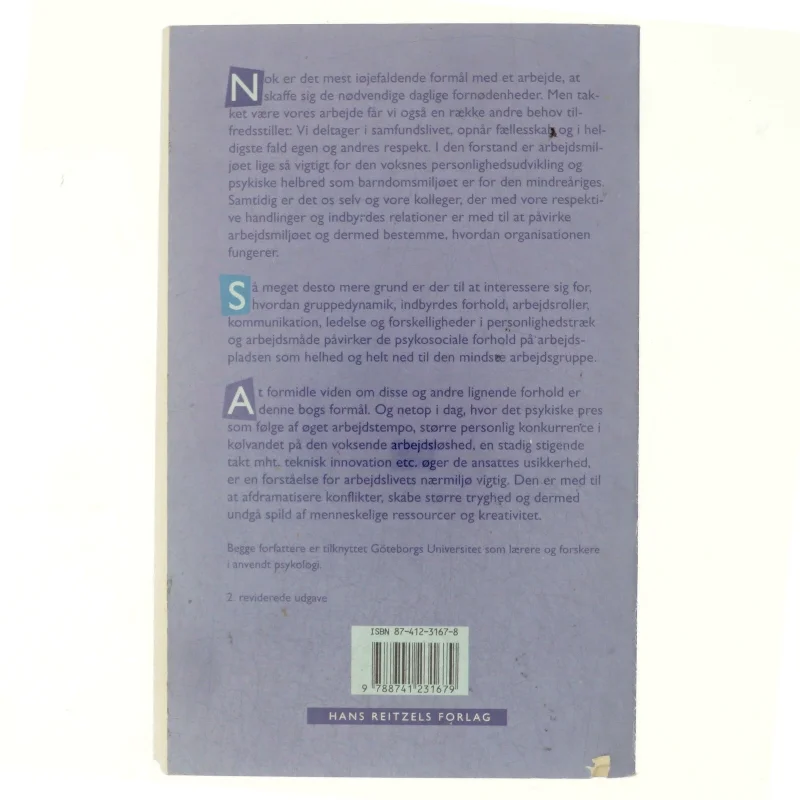 Arbejdsgruppens psykologi (Bog)