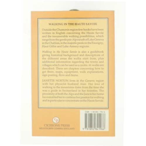 Walking in the Haute Savoie af Norton (Bog)