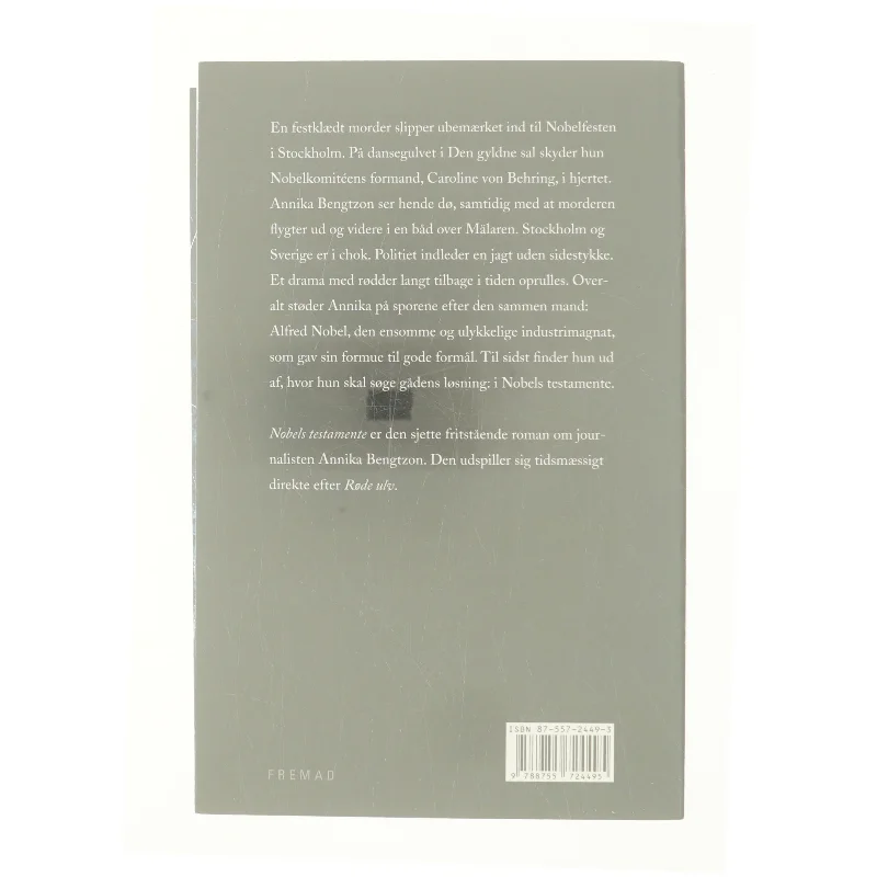 Nobels testamente af Liza Marklund (Bog)