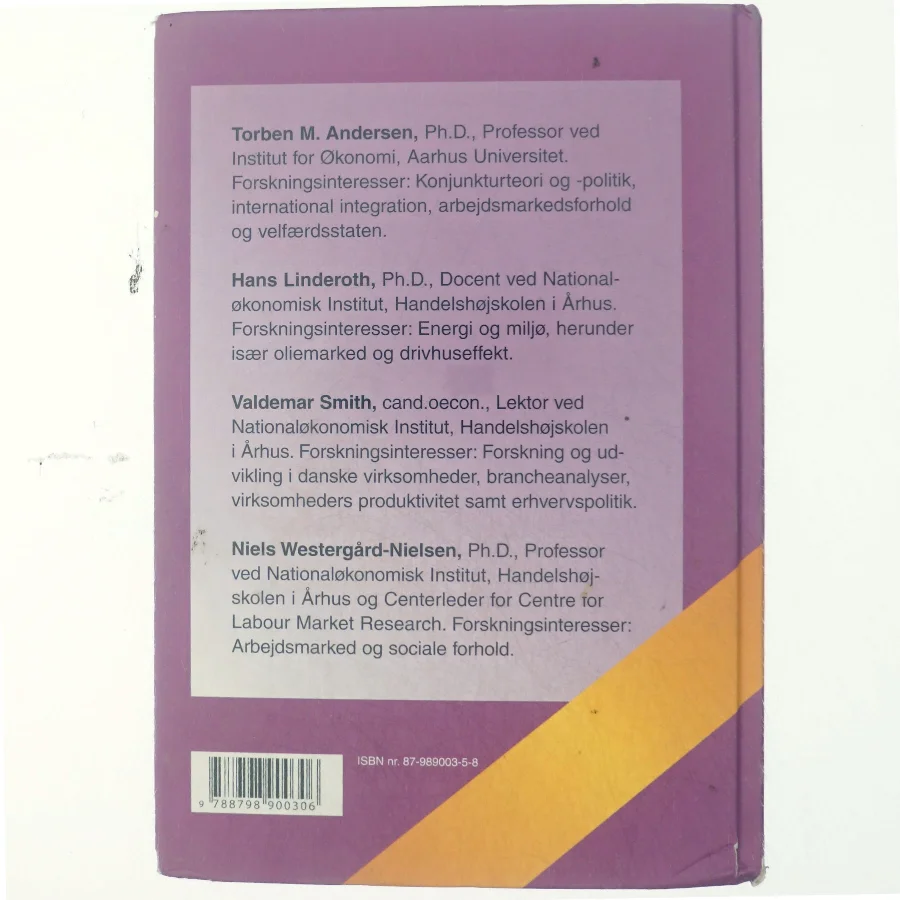 Beskrivende dansk økonomi af Torben M. Andersen (f. 1956) (Bog)