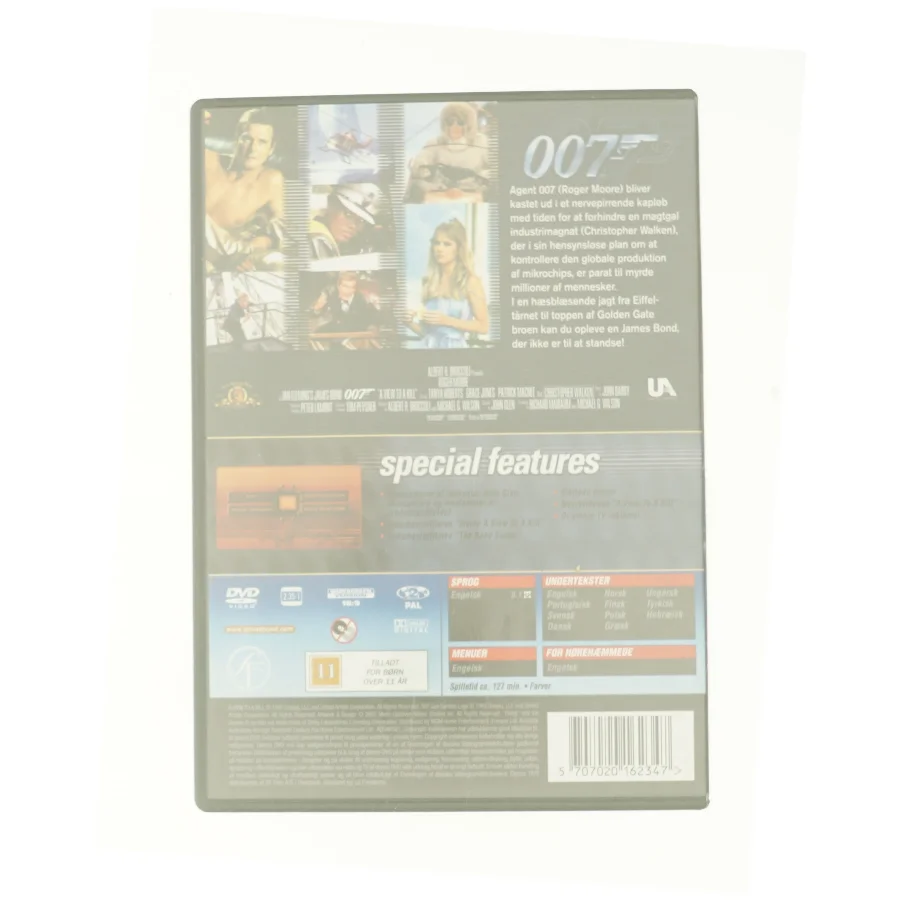 Agent 007 - a View to a Kill fra DVD