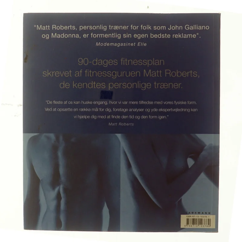 90-dages fitnessplan af Matt Roberts (f. 1973) (Bog)