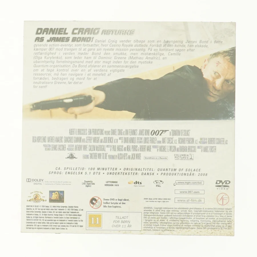 Quantum of solace (DVD) fra dvd