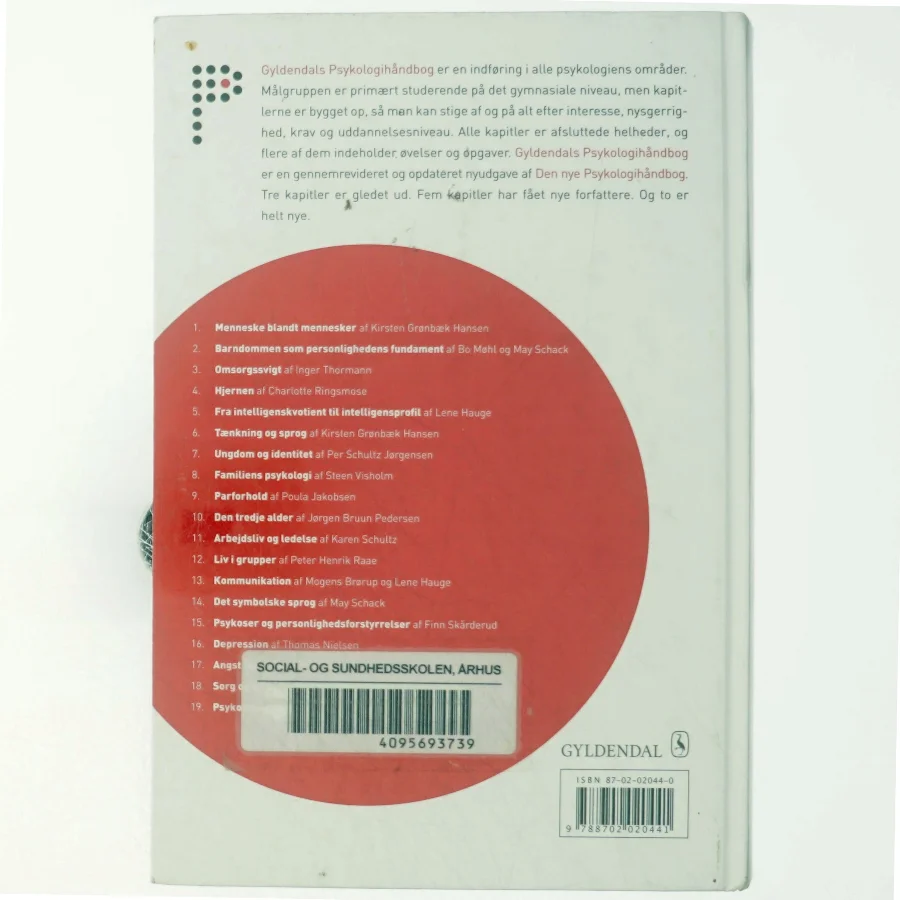 Gyldendals psykologihåndbog (Bog)