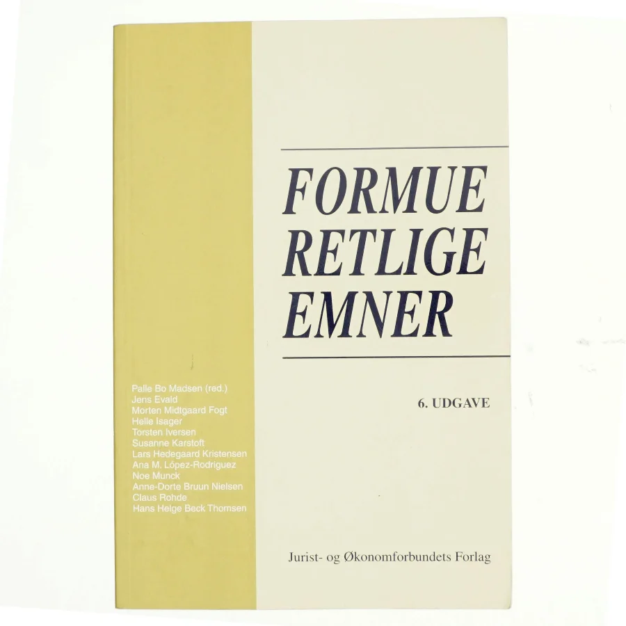 Formueretlige emner (Bog)