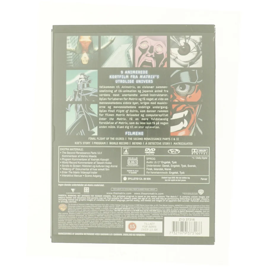 Animatrix fra DVD