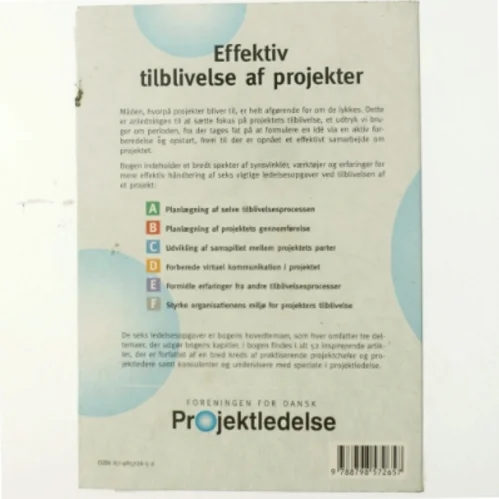 Effektiv tilblivelse af projekter : håndbog af Morten Fangel (Bog)