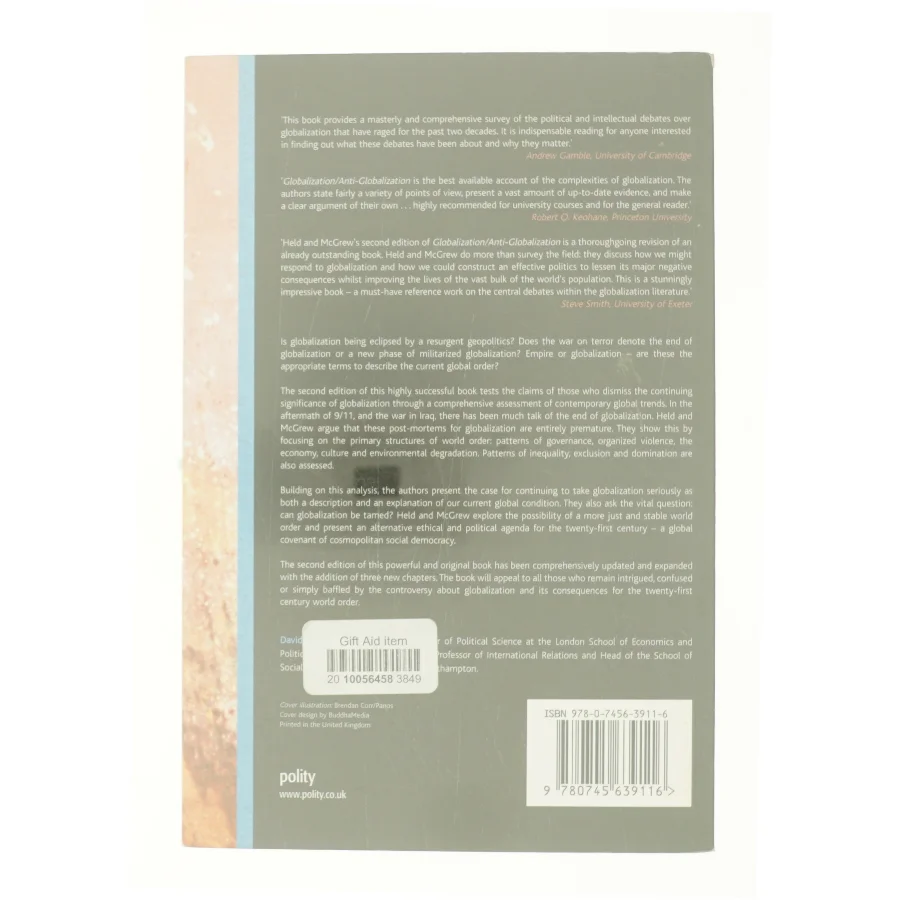 Globalization / Anti-Globalization Beyond the Great Divide af David Held (Bog)