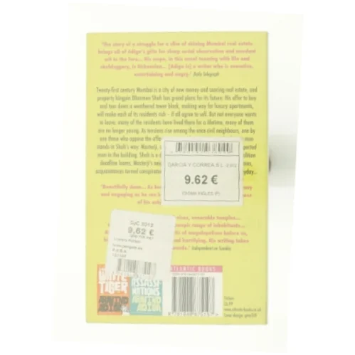 Last Man in Tower Ome Edition af Adiga Aravind (Bog)