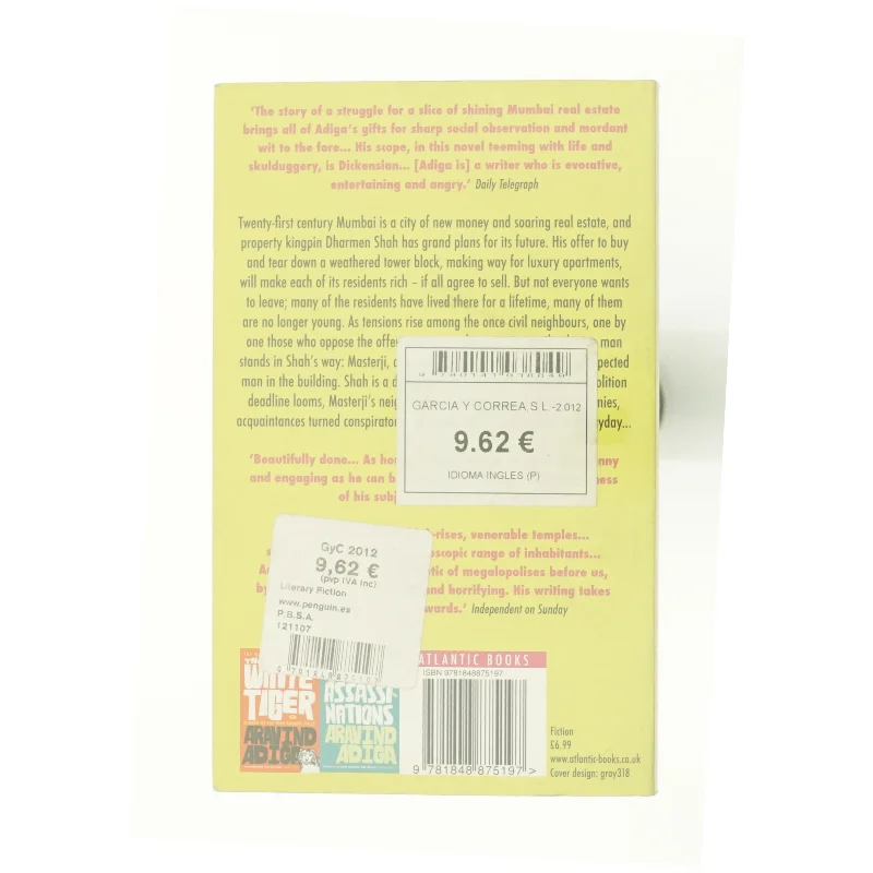 Last Man in Tower Ome Edition af Adiga Aravind (Bog)