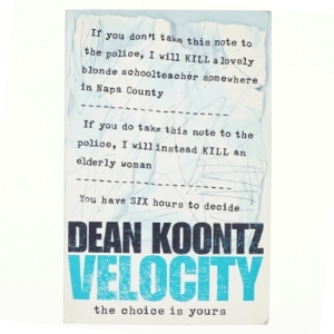 Velocity af Dean Koontz (Bog)