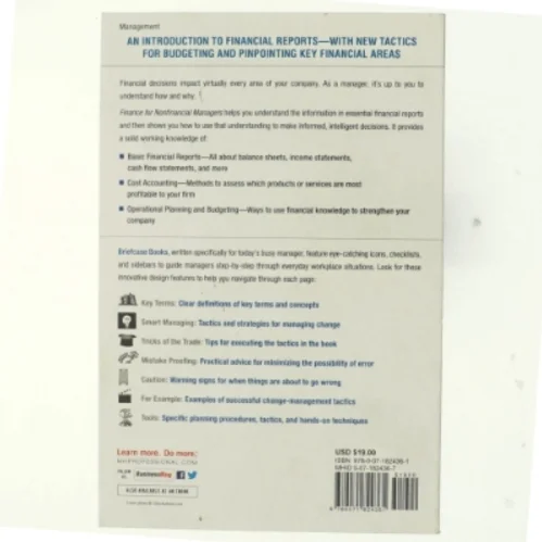 Finance for nonfinancial managers af Gene Siciliano (Bog)