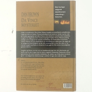 Da Vinci Mysteriet af Dan Brown (Bog)