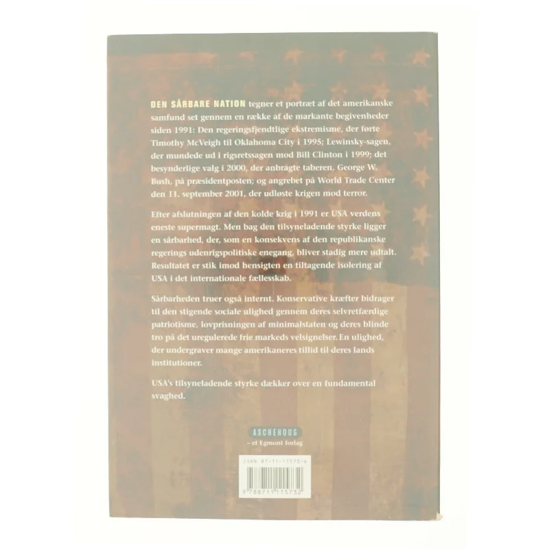 Den sårbare nation af Carl Pedersen (f. 1951) (Bog)